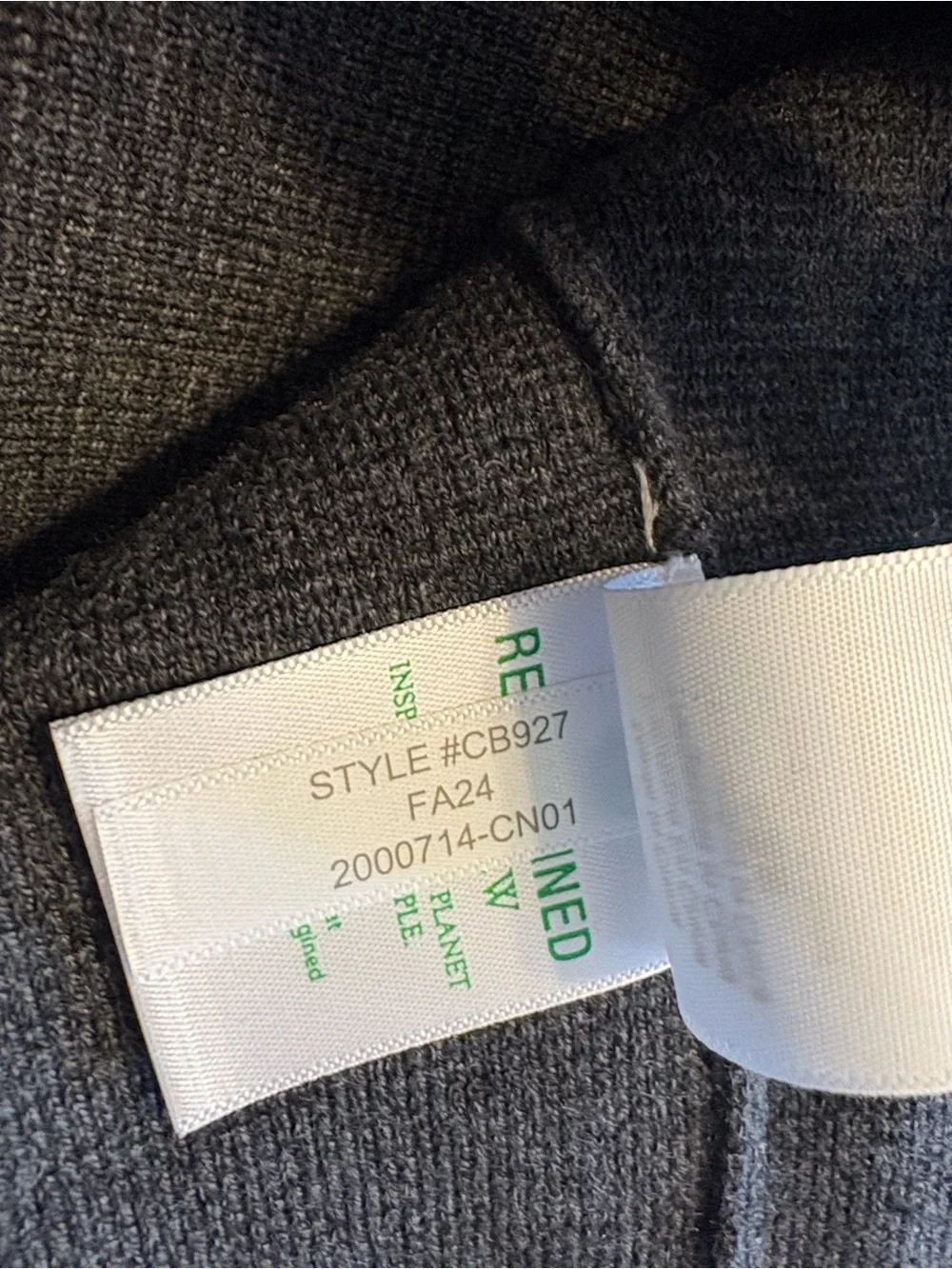 J. Crew Warwick Sweater Blazer Charcoal Gray M Double-Breasted Gold Buttons - Picture 7 of 8